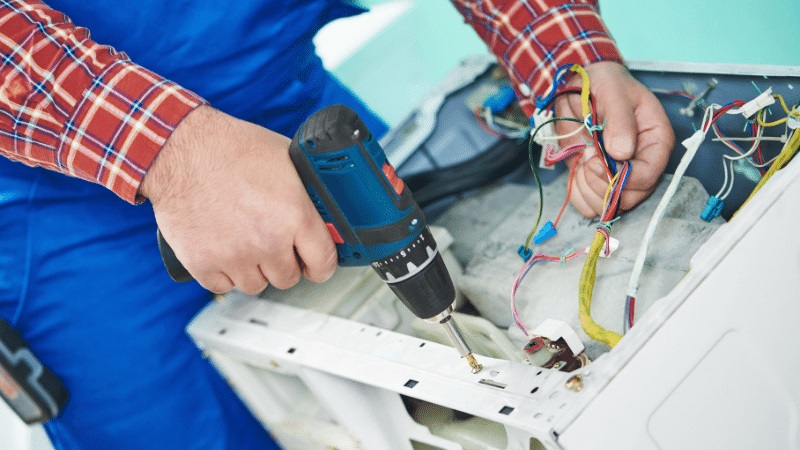 Akhisar Carrier Carrier çamaşır makinesi kart tamiri – Su almama arızası orijinal parça ile giderildi. - Teknik servis örneği